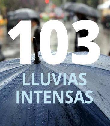 banner 103 lluvias intensas