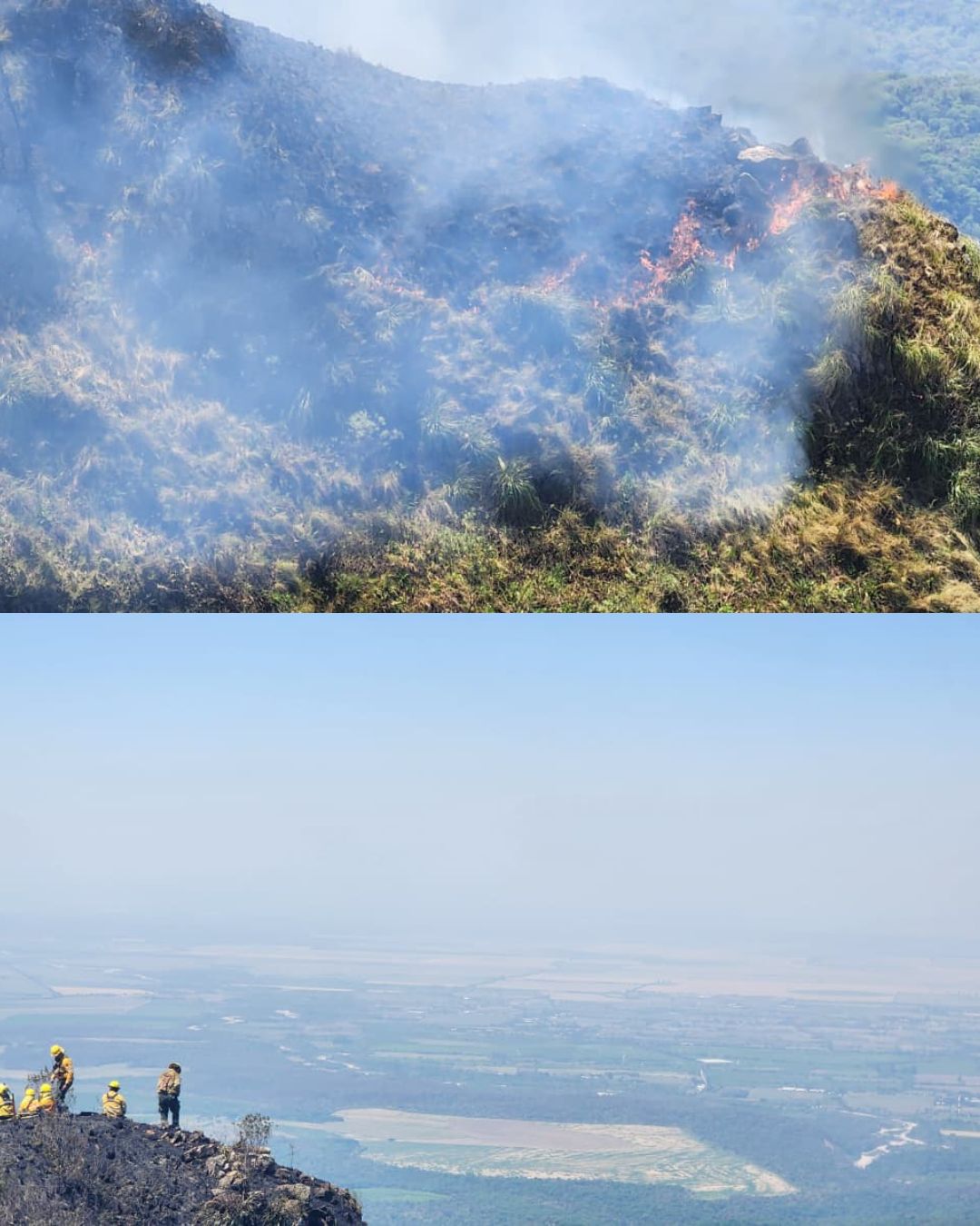 Incendio en el Cerro Kiko